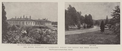 Der königliche Pavillon in Aldershot, wo die Königin gewohnt hat von English Photographer