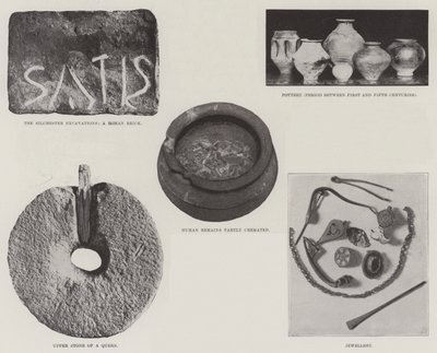 Die Ausgrabungen von Silchester von English Photographer