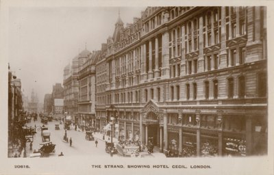 The Strand, Hotel Cecil, London von English Photographer