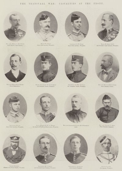 Der Transvaal-Krieg, Verluste an der Front von English Photographer