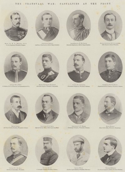 Der Transvaal-Krieg, Verluste an der Front von English Photographer
