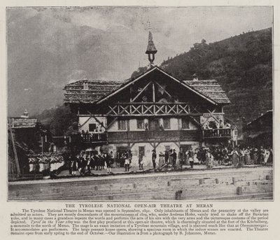 Das Tiroler National-Freilichttheater in Meran von English Photographer