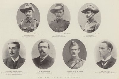 Der Krieg, bemerkenswerte Freiwillige von English Photographer