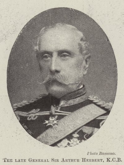 Der verstorbene General Sir Arthur Herbert, KCB von English Photographer