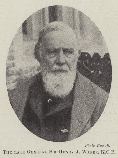 Der verstorbene General Sir Henry J. Warre, KCB von English Photographer