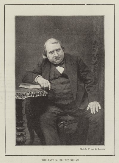 Der verstorbene M. Ernest Renan von English Photographer