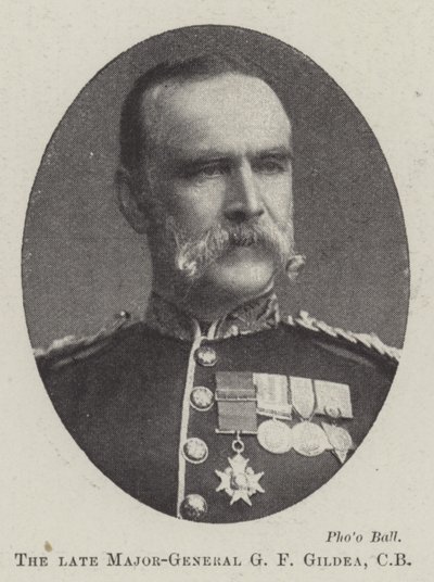 Der verstorbene Generalmajor G. F. Gildea, CB von English Photographer