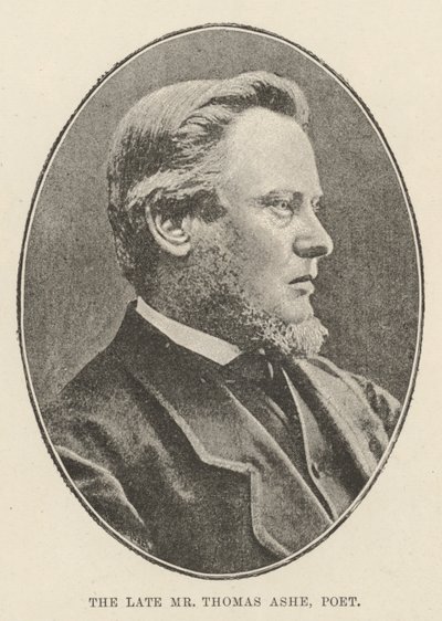 Der verstorbene Mr Thomas Ashe, Dichter von English Photographer