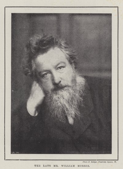 Der verstorbene Mr. William Morris von English Photographer