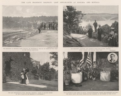 Der verstorbene Präsident McKinley, letzte Auftritte in Niagara und Buffalo von English Photographer
