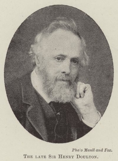 Der verstorbene Sir Henry Doulton von English Photographer