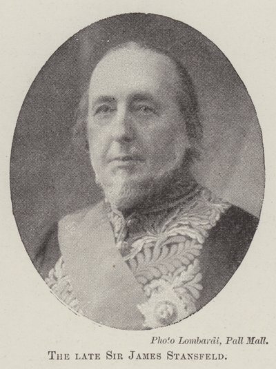 Der verstorbene Sir James Stansfeld von English Photographer