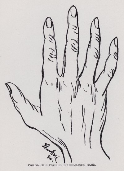 Die psychische oder idealistische Hand (s/w Foto) von English Photographer
