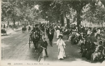 Blick auf den Hyde Park von English Photographer