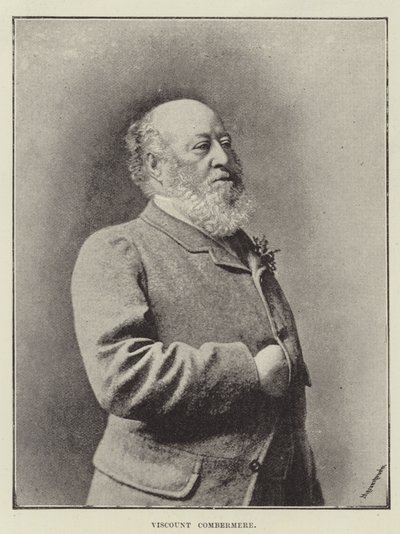 Viscount Combermere von English Photographer