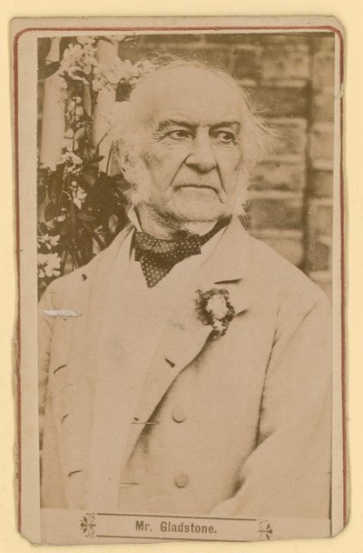 William Ewart Gladstone von English Photographer