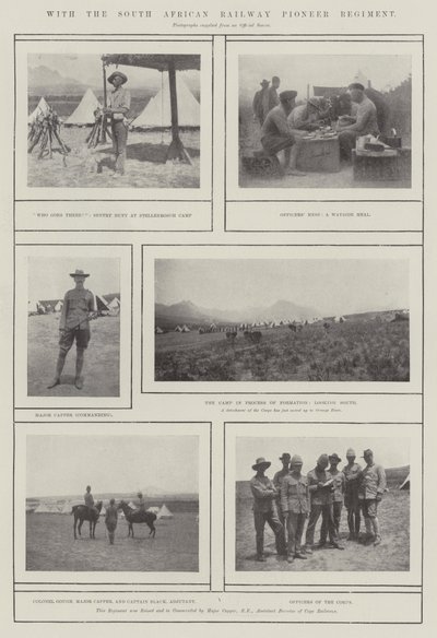 Mit dem südafrikanischen Eisenbahnpionierregiment von English Photographer