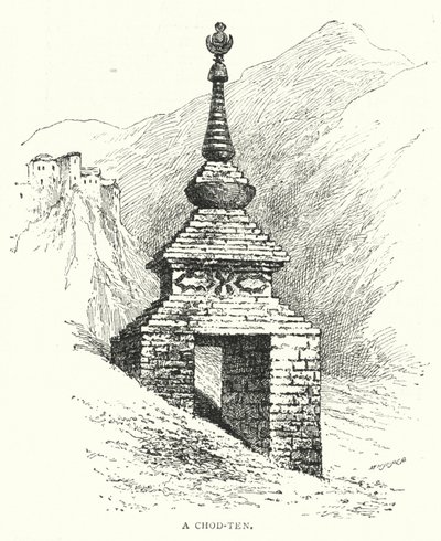 Ein Chod-ten (Gravur) von English School