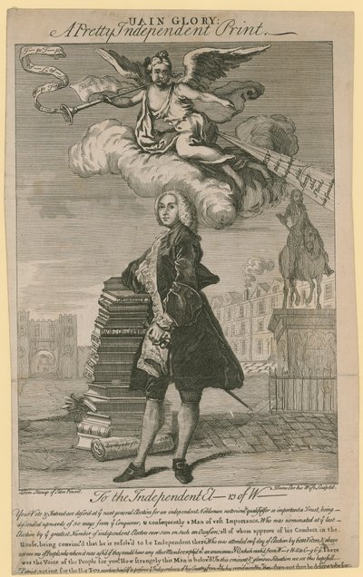 Ein hübscher unabhängiger Druck von English School