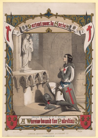 Ein Krieger auf dem Weg nach Palästina von English School