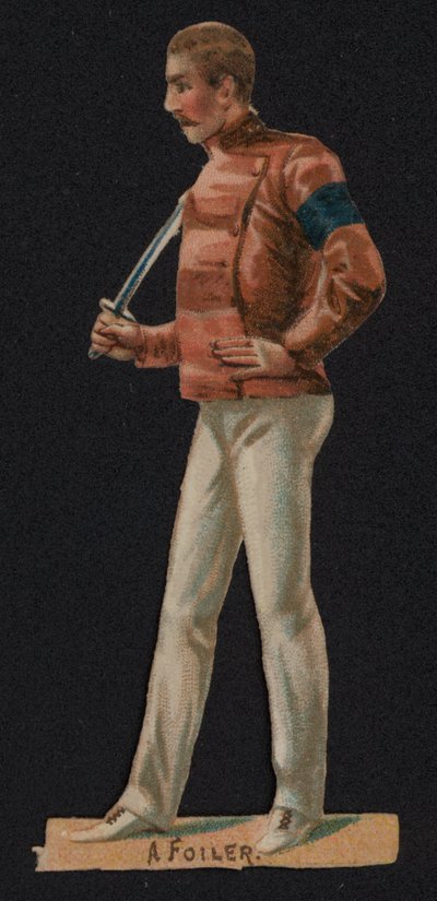 Ein Fechter, Fechten von English School