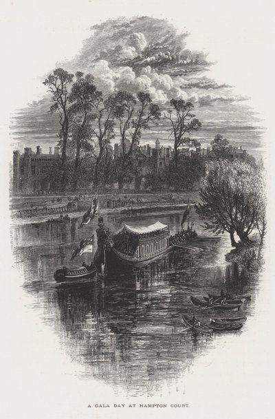 Ein Festtag in Hampton Court, Richmond upon Thames von English School