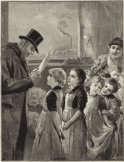Ein Regierungsinspektor besucht eine Fabrik von English School