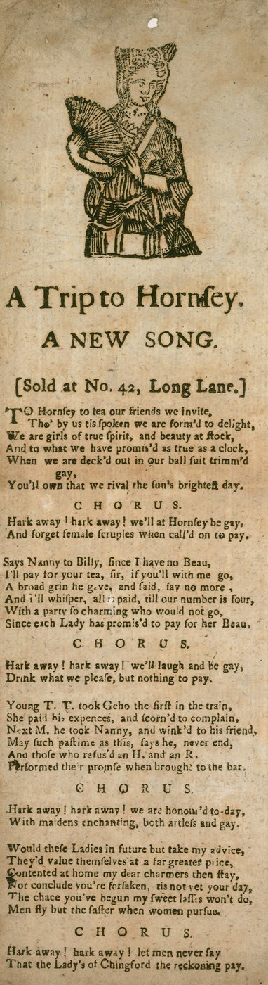 Ein Ausflug nach Hornsey, London; Lied von English School
