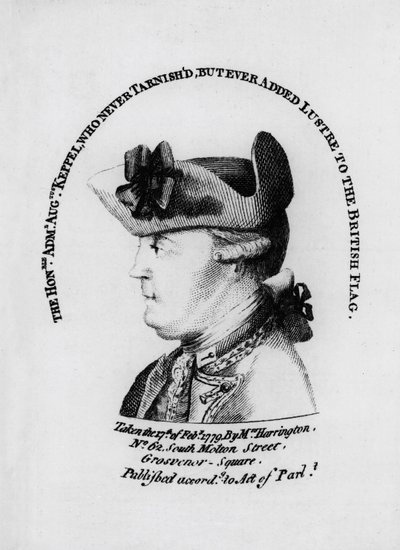 Admiral Augustus Keppel von English School