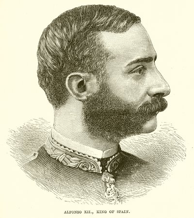 Alfonso XII., König von Spanien von English School