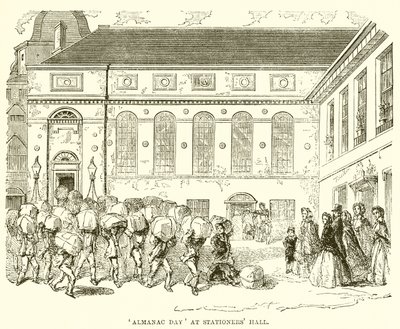 Almanach-Tag in der Stationers Hall von English School