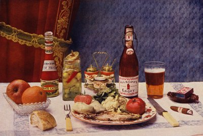 Ein modernes Foto-Graveur-Dinner von English School