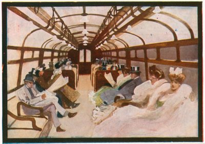 Ein U-Bahn-Wagen von English School
