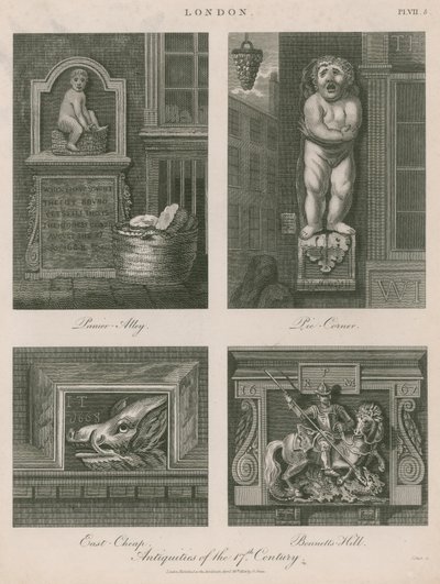 Antiquitäten des 17. Jahrhunderts von English School