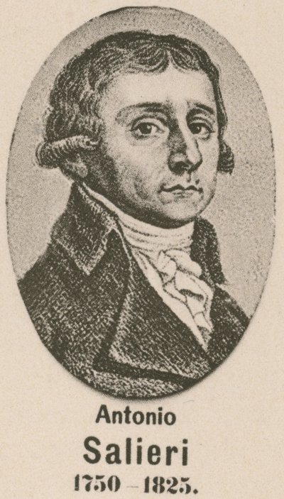 Antonio Salieri (Gravur) von English School