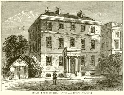 Apsley House im Jahr 1800 von English School