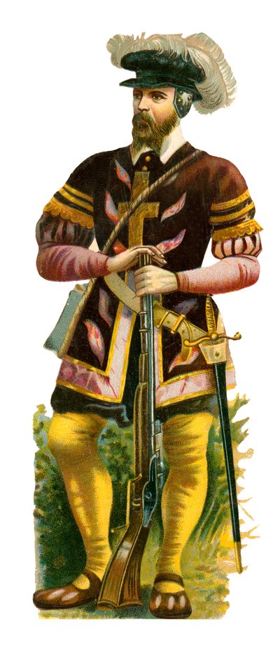 Arkebusier zur Zeit von König Heinrich VIII., 1509-47 von English School