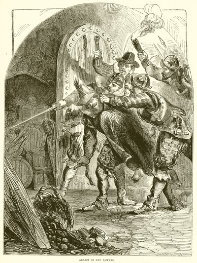 Verhaftung von Guy Fawkes von English School