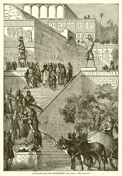 Assyrischer Palast restauriert.--Kovunjik von English School