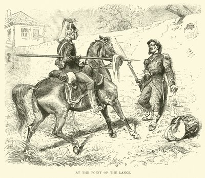 Mit der Spitze der Lanze, September 1870 von English School