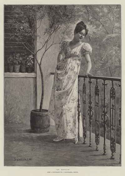 Au Revoir (Gravur) von English School