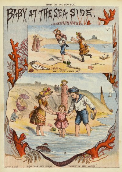 Baby am Strand von English School