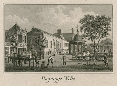 Bagnigge Wells, London von English School