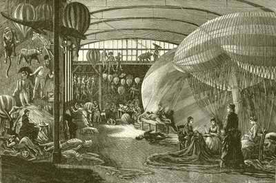 Ballonfabrik in Paris von English School