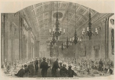 Bankett in der Fishmongers Hall am Lord Mayor