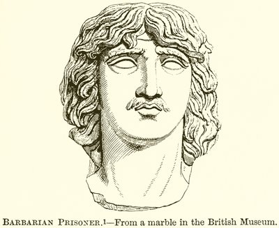 Barbarischer Gefangener von English School