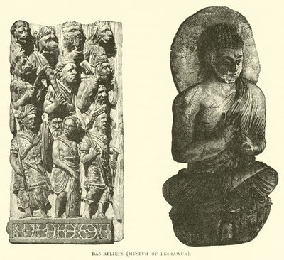 Basreliefs, Museum von Peschawar von English School