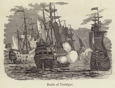 Schlacht von Trafalgar von English School