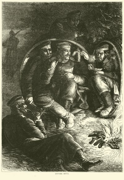 Vor Metz, Oktober 1870 von English School