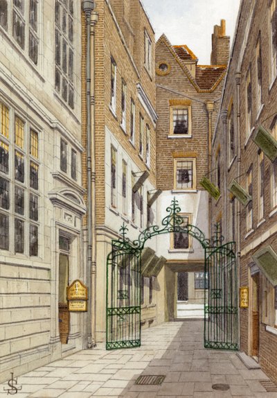 Benet Place, Gracechurch Street von English School